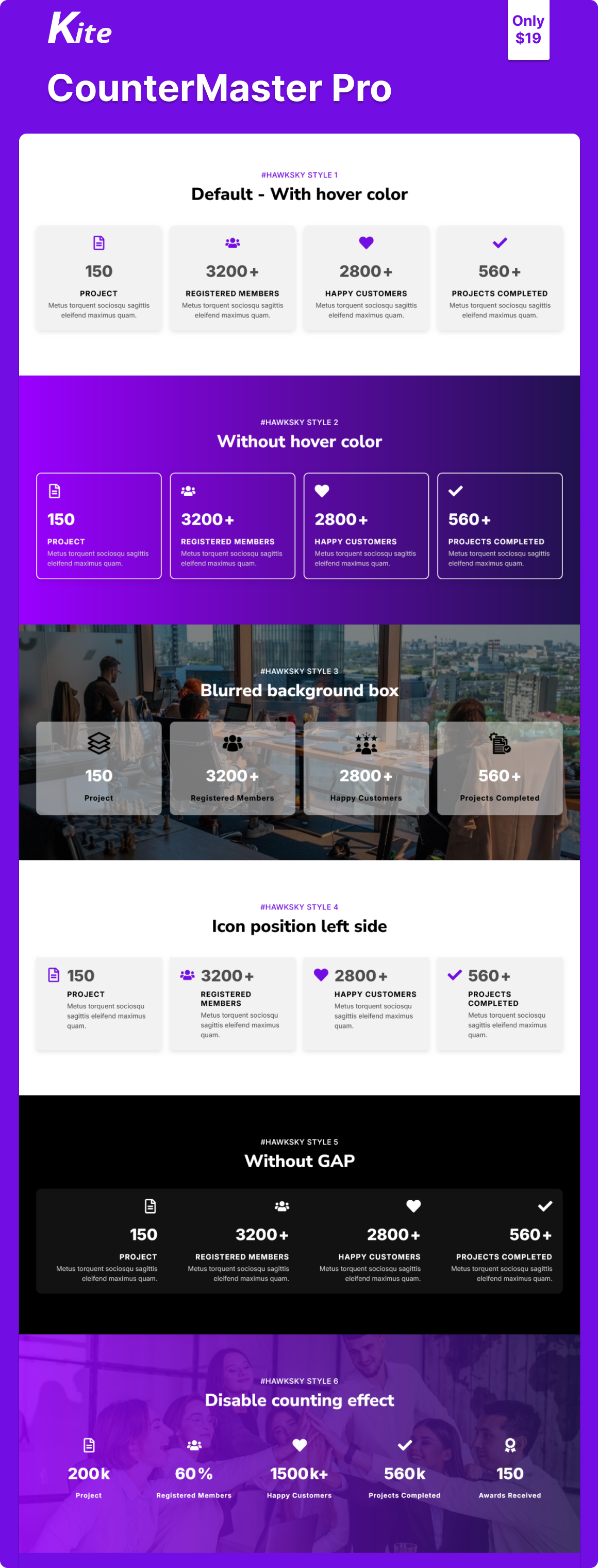 CounterMaster Pro module full page preview image