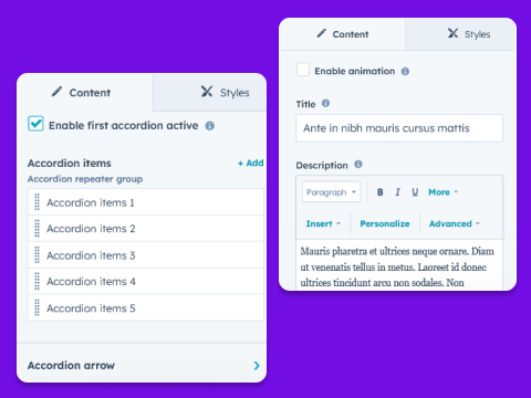 Accordion Repeater Field