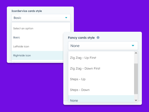 Multiple Cards Layouts [Ex. Fancy Cards, Left Icon, Right Icon.. etc ]