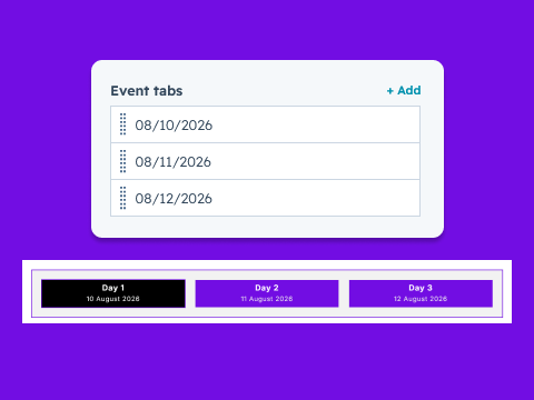 Multi-Day Event Support
