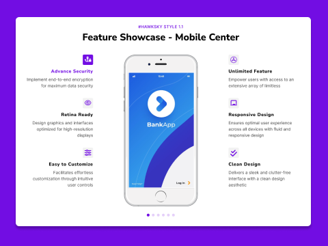 Clickable Feature Items