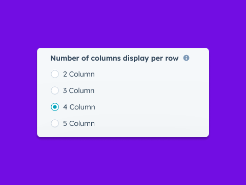 Flexible Navigation Columns Supported