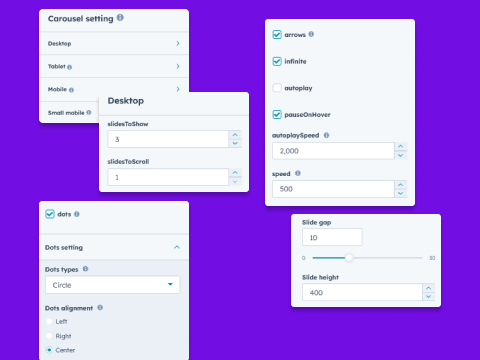 Manual Carousel Controls [Desktop, Tablet and Mobile]