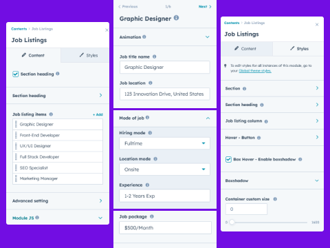 Unique Layouts & Styles, Seamless Integration, No Coding Needed