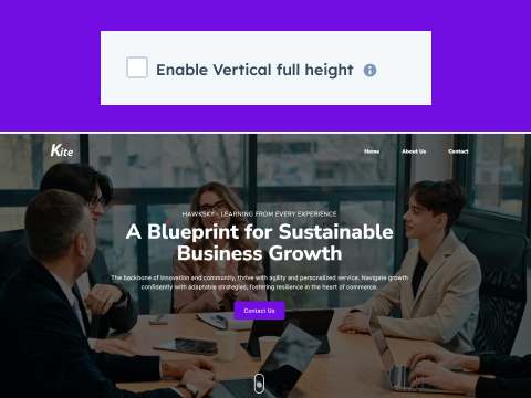 Vertical Full-Screen Mode