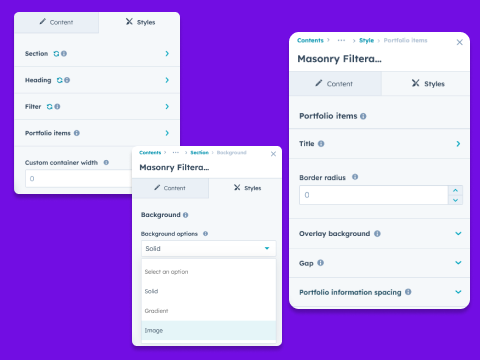 Easy customize style