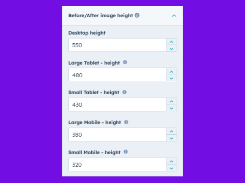 Image Slider Height Setting [Desktop, Tablet and Mobile]
