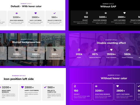Multiple styles options
